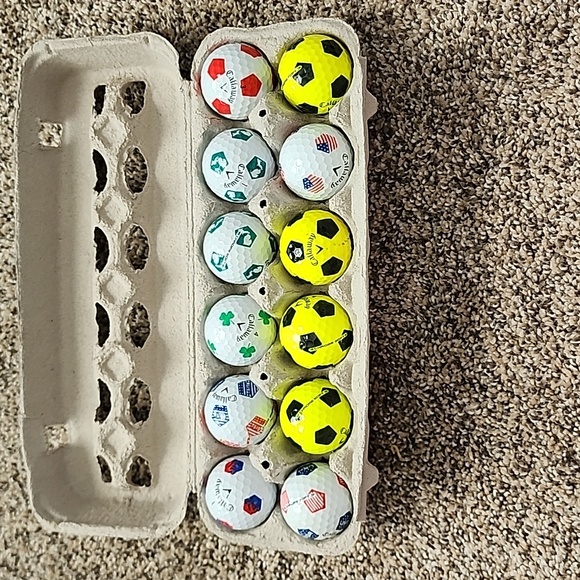 Callaway Accessories Callaway Chrome Soft Soccer Golf Balls Bundle